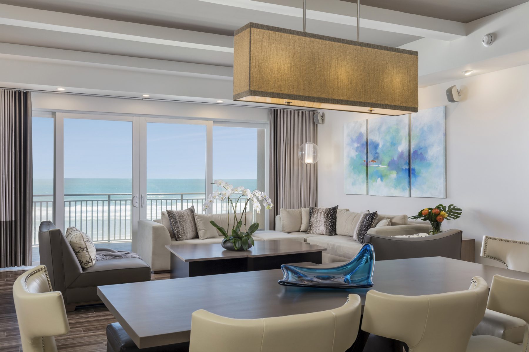 Florida Beach Condo Custom Interiors Phil Kean Design Group