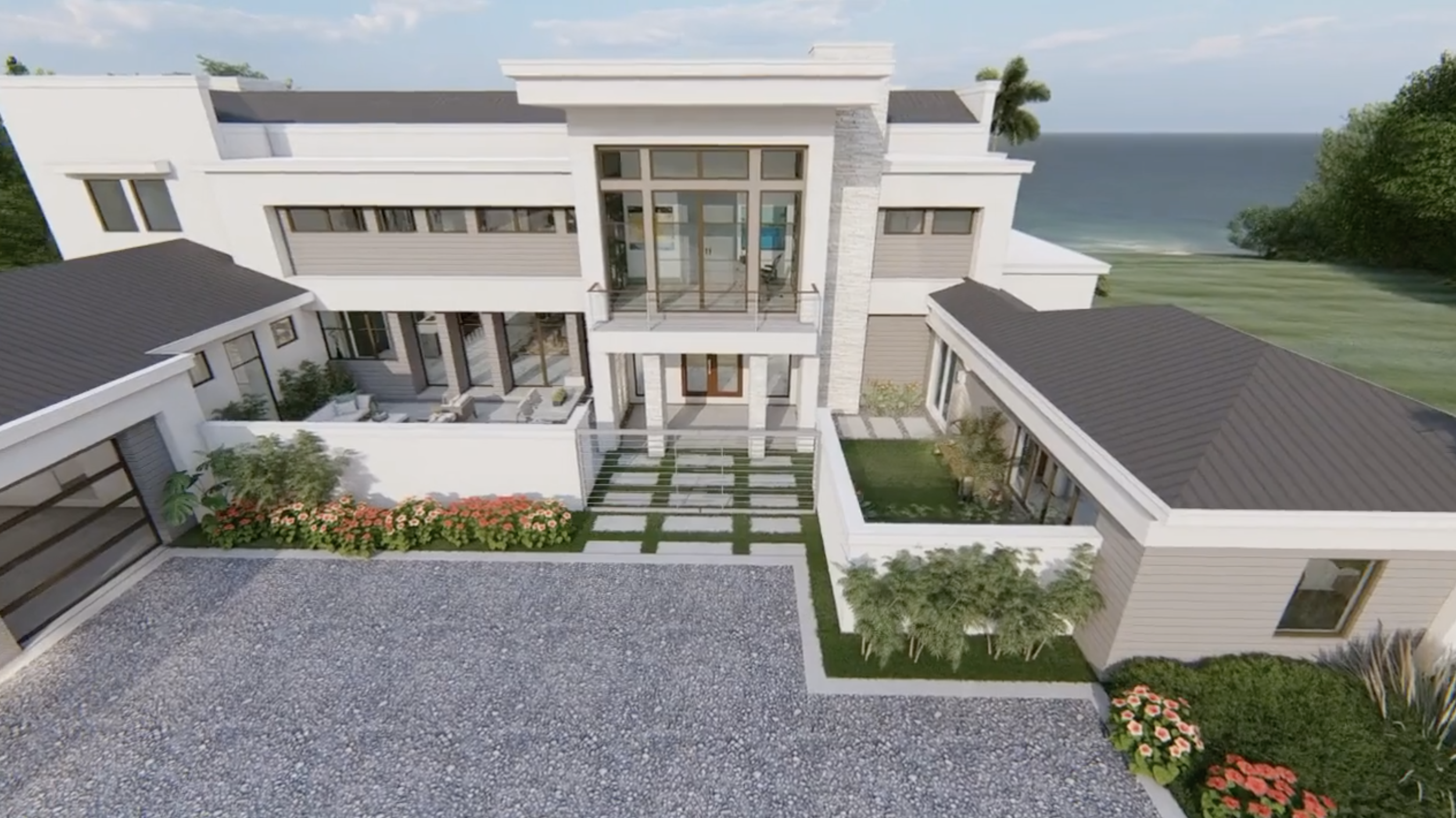 Phil Kean Design Group 3D Architectural Rendering for Modern Homes | Phil Kean Design Group