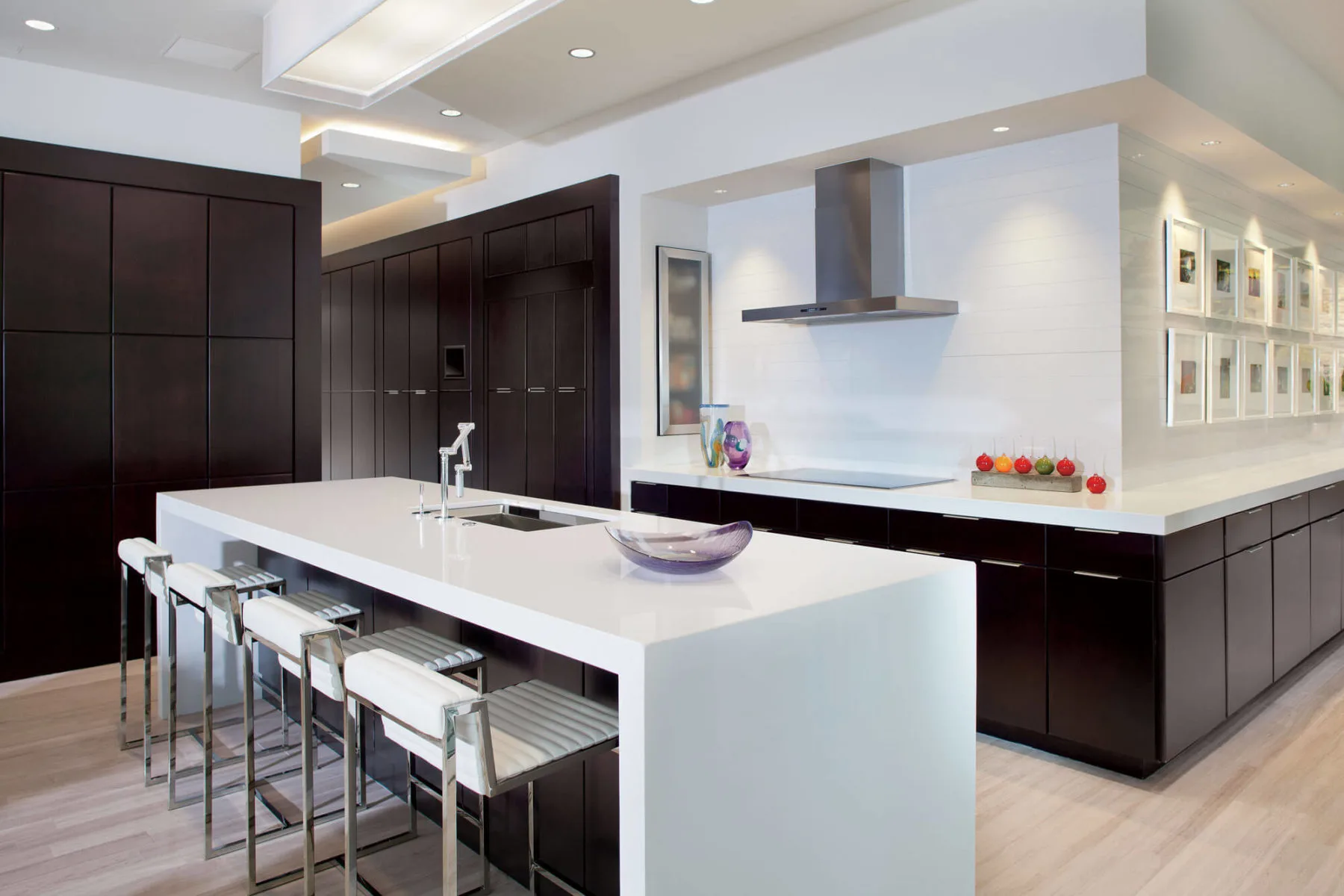 custom luxury kitchen with meticulous attention to details