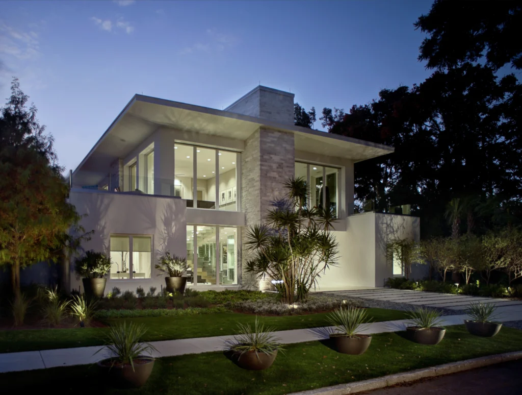 sustainable modern home in florida